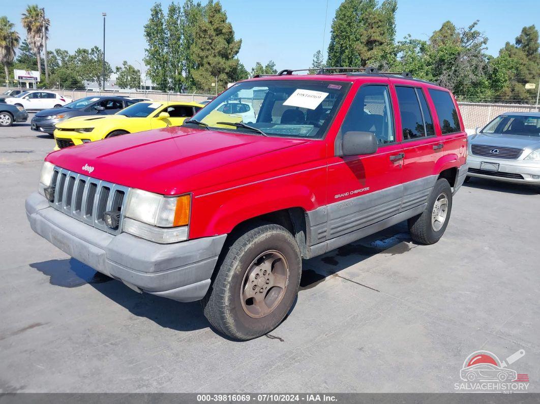 1J4GZ58S2TC303480 1996 JEEP GRAND CHEROKEE photo no. 2