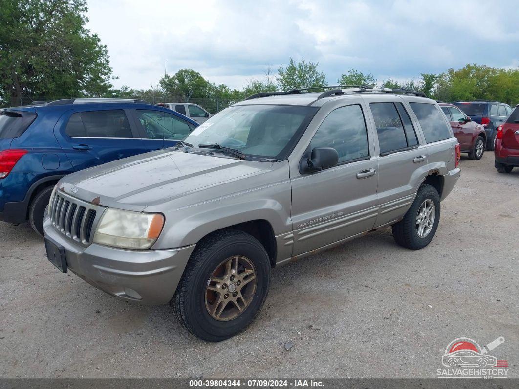 1J4GW68N4XC805681 1999 JEEP GRAND CHEROKEE photo no. 2