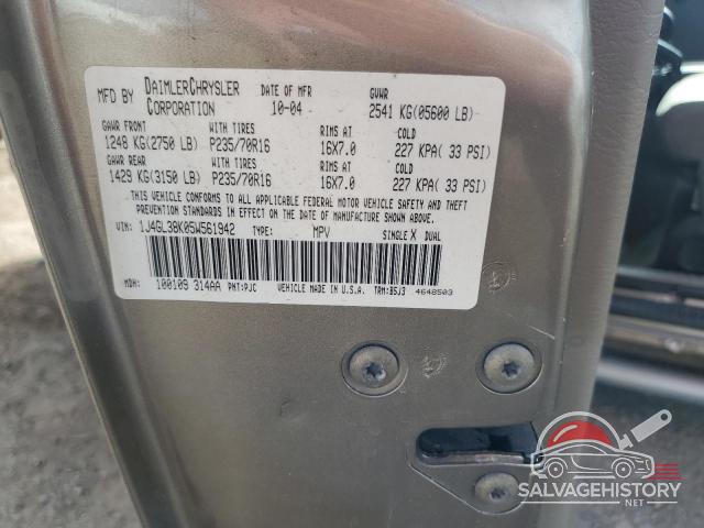 1J4GL38K05W561942 2005 JEEP LIBERTY photo no. 12
