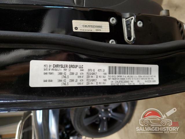 1C4NJRFB5CD690003 2012 JEEP PATRIOT photo no. 13
