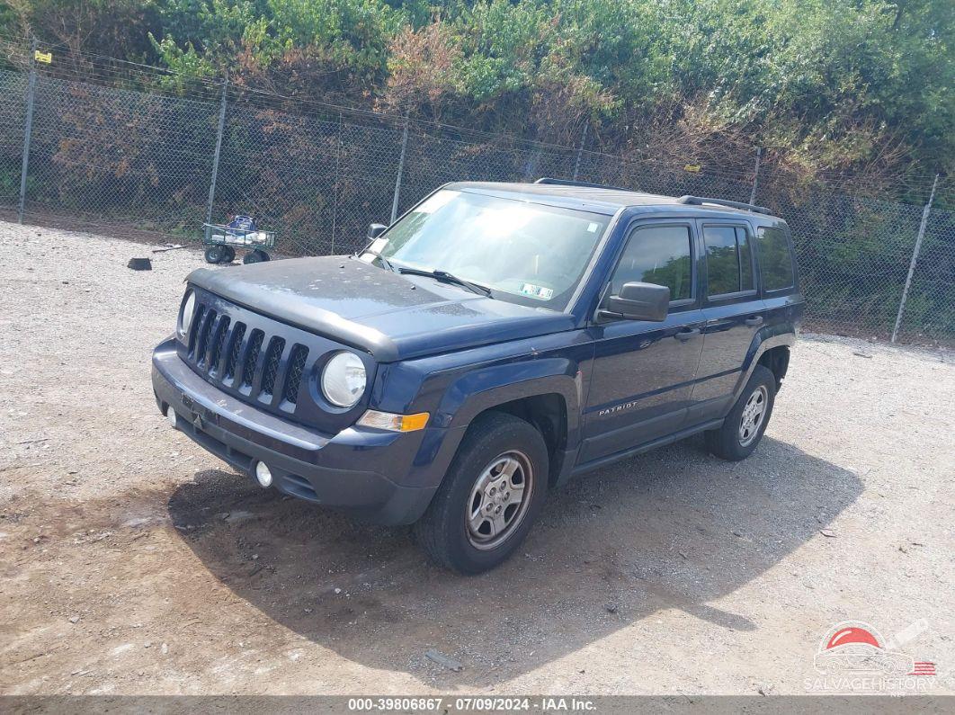 1C4NJPBA2DD213094 2013 JEEP PATRIOT photo no. 2