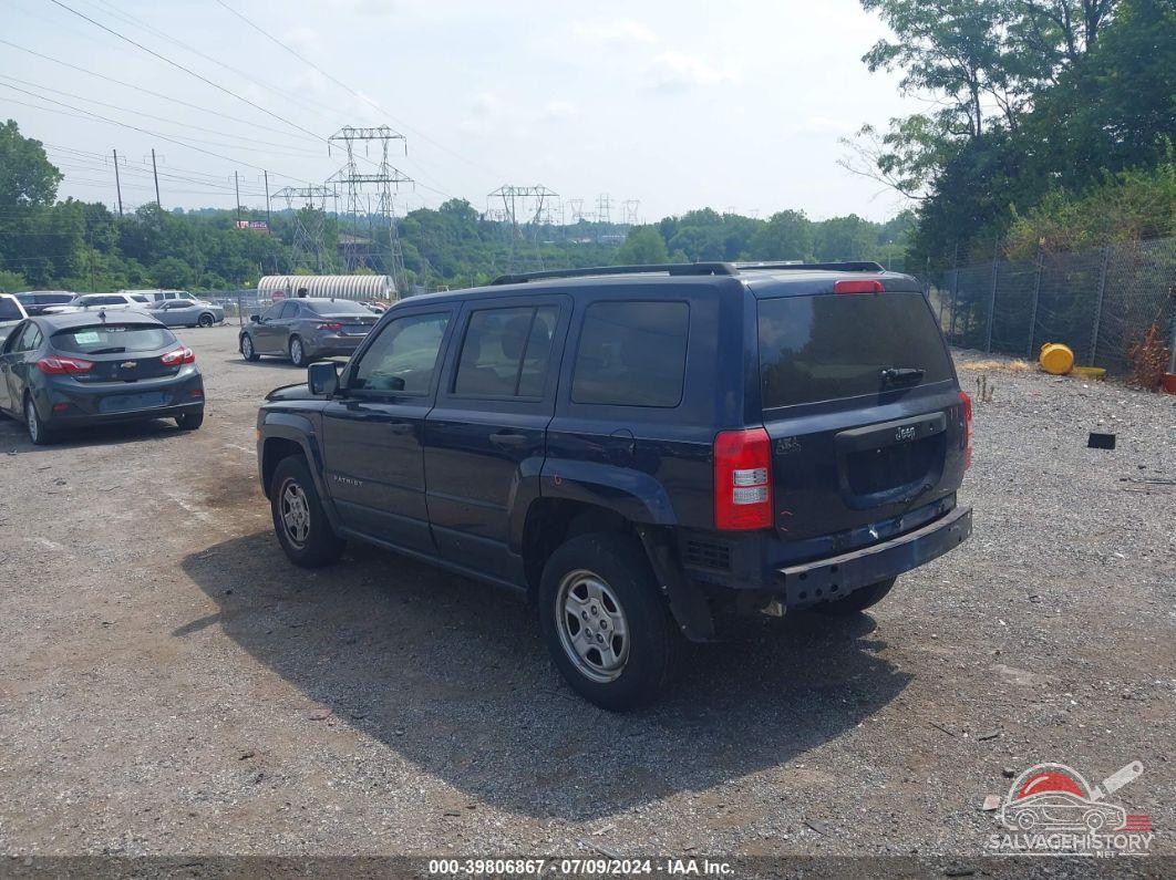 1C4NJPBA2DD213094 2013 JEEP PATRIOT photo no. 3
