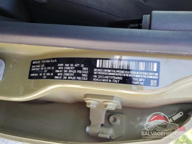 ZACCJABT1FPB40603 2015 JEEP RENEGADE photo no. 13