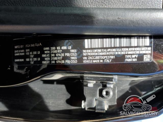 ZACCJBBT0GPE37661 2016 JEEP RENEGADE photo no. 12