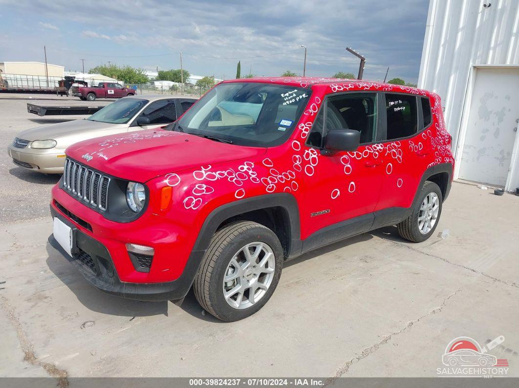 ZACNJDB10PPP70622 2023 JEEP RENEGADE photo no. 2