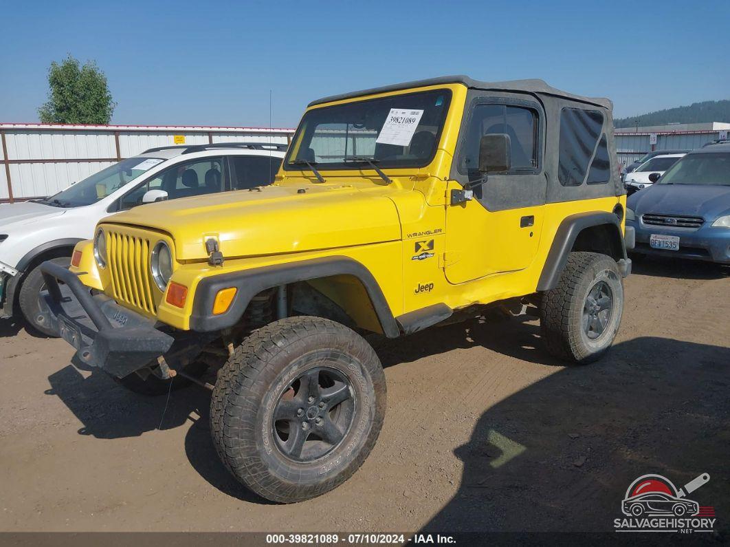 1J4FA39S22P726038 2002 JEEP WRANGLER photo no. 2