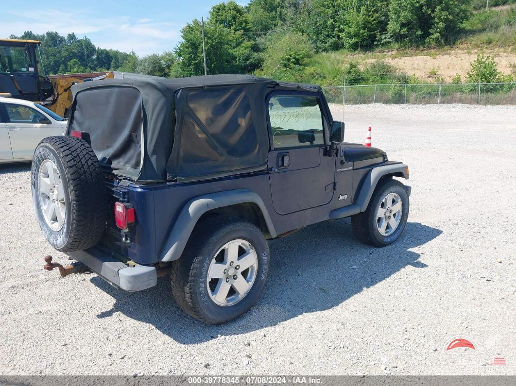 1J4FA39S72P770116 2002 JEEP WRANGLER photo no. 4