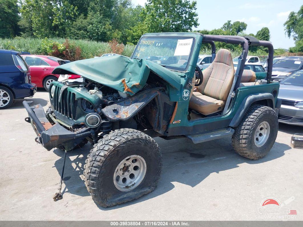 1J4FY19S2VP500845 1997 JEEP WRANGLER / TJ photo no. 2