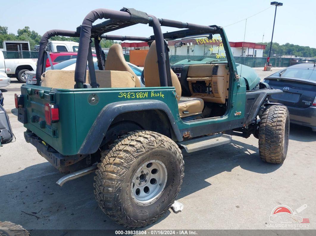 1J4FY19S2VP500845 1997 JEEP WRANGLER / TJ photo no. 4