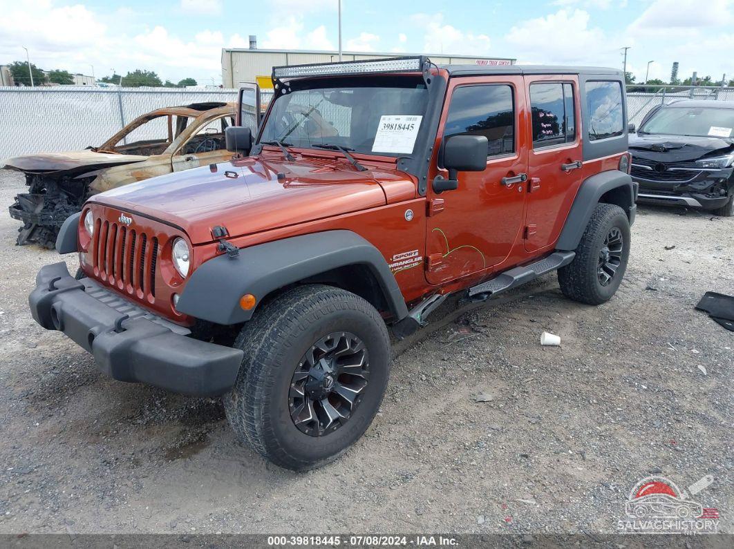 1C4BJWDG4EL259581 2014 JEEP WRANGLER UNLIMITED photo no. 2
