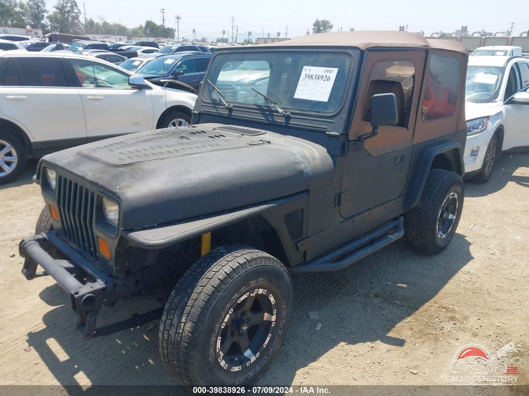 1J4FY19P6SP286756 1995 JEEP WRANGLER / YJ photo no. 2