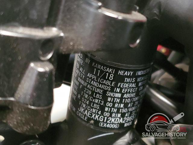 JKAEXKG12KDA29651 2019 KAWASAKI ALL OTHER photo no. 9