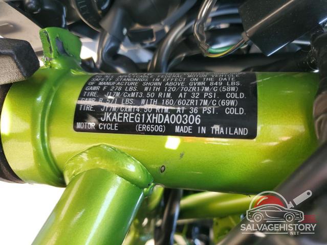 JKAEREG1XHDA00306 2017 KAWASAKI NINJA 650 photo no. 9