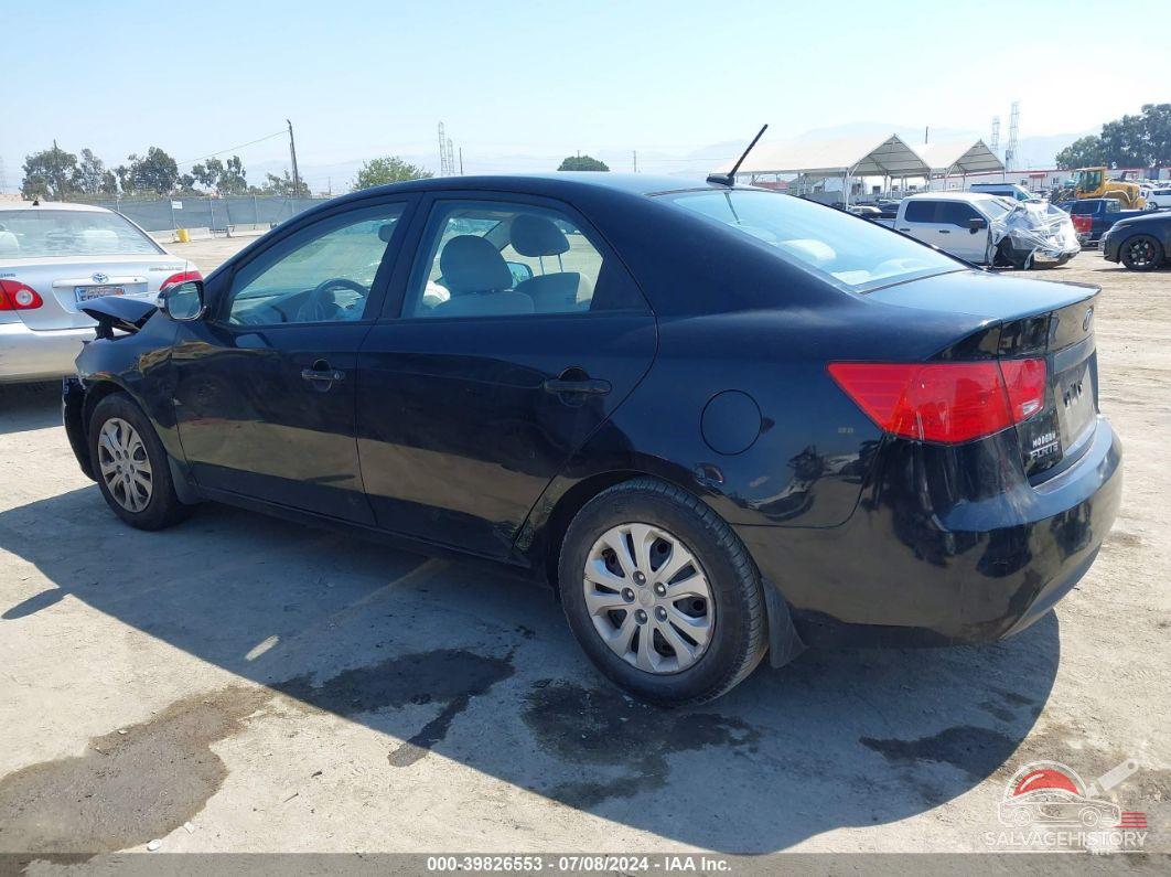 KNAFU4A20A5861296 2010 KIA FORTE photo no. 3