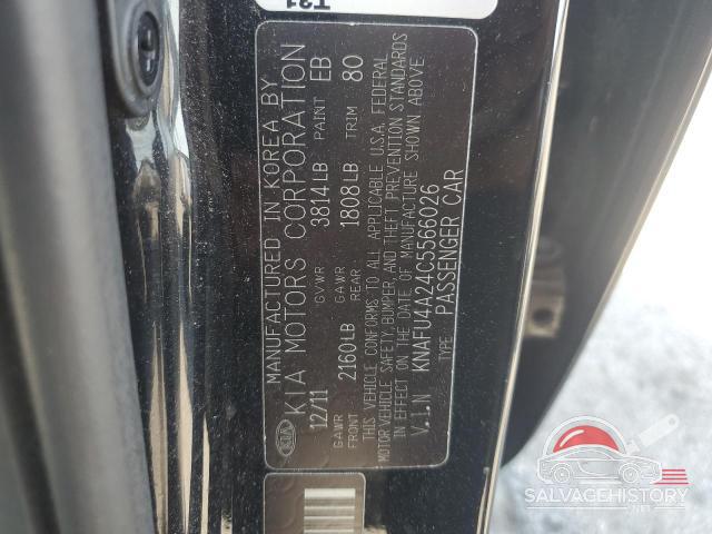 KNAFU4A24C5566026 2012 KIA FORTE photo no. 12