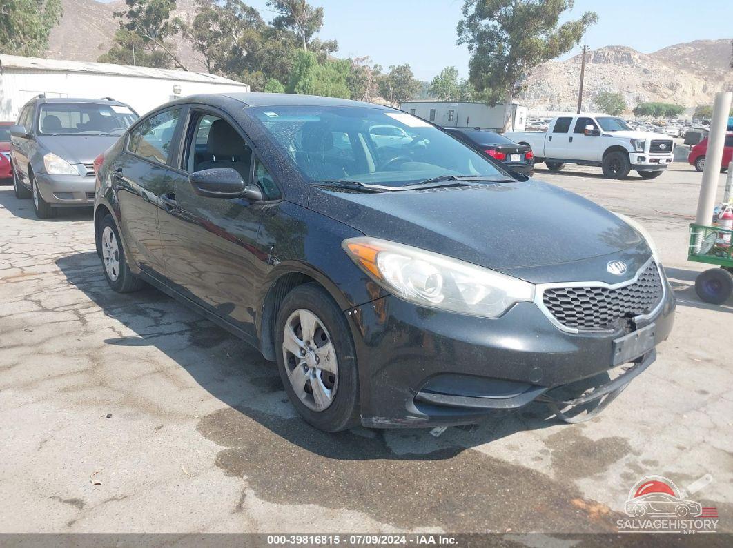 KNAFK4A67E5124613 2014 KIA FORTE photo no. 11