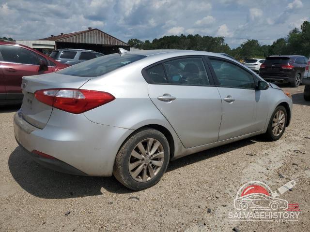 KNAFX4A60E5170530 2014 KIA FORTE photo no. 3