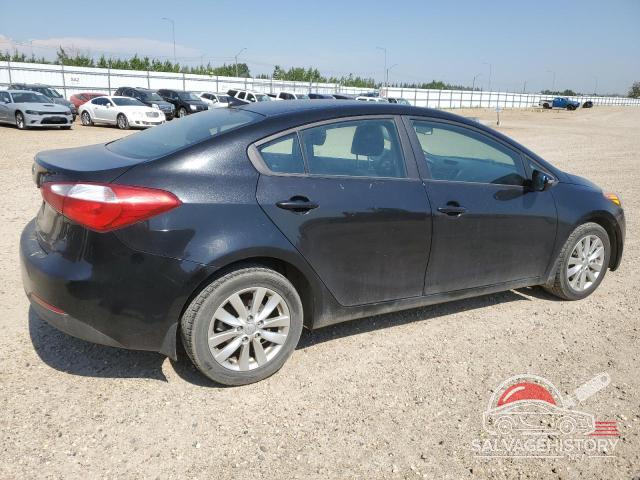 KNAFX4A64E5152970 2014 KIA FORTE photo no. 3