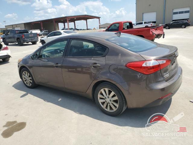 KNAFX4A6XE5225789 2014 KIA FORTE photo no. 2