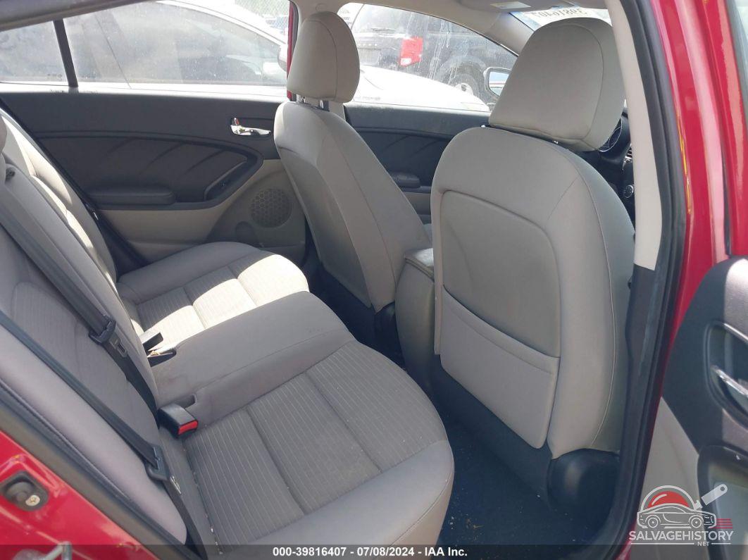 KNAFX4A6XE5240650 2014 KIA FORTE photo no. 8