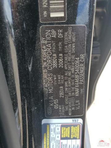 KNAFX4A68F5400364 2015 KIA FORTE photo no. 12