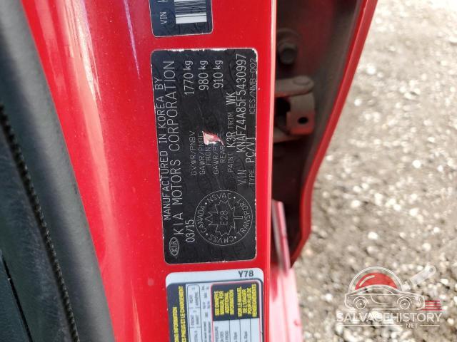 KNAFZ4A85F5430997 2015 KIA FORTE photo no. 12