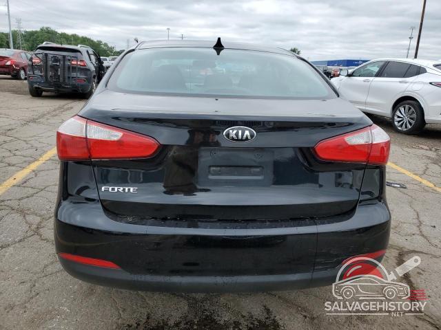 KNAFK4A61G5496743 2016 KIA FORTE photo no. 6