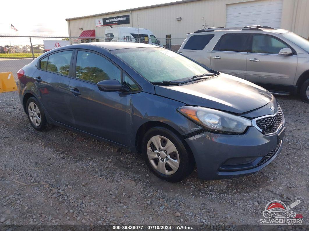 KNAFK4A63G5543142 2016 KIA FORTE photo no. 17