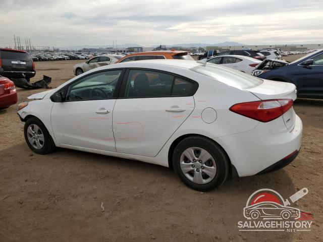 KNAFK4A65G5605544 2016 KIA FORTE photo no. 2