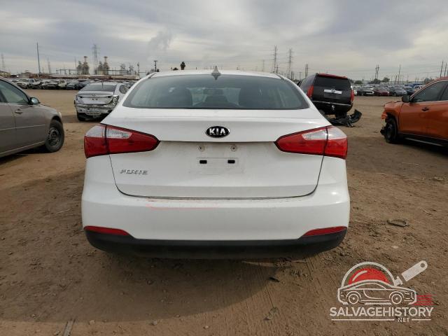 KNAFK4A65G5605544 2016 KIA FORTE photo no. 6