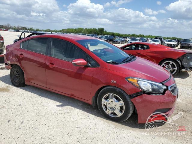 KNAFX4A65G5519782 2016 KIA FORTE photo no. 4
