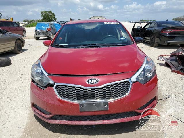 KNAFX4A65G5519782 2016 KIA FORTE photo no. 5