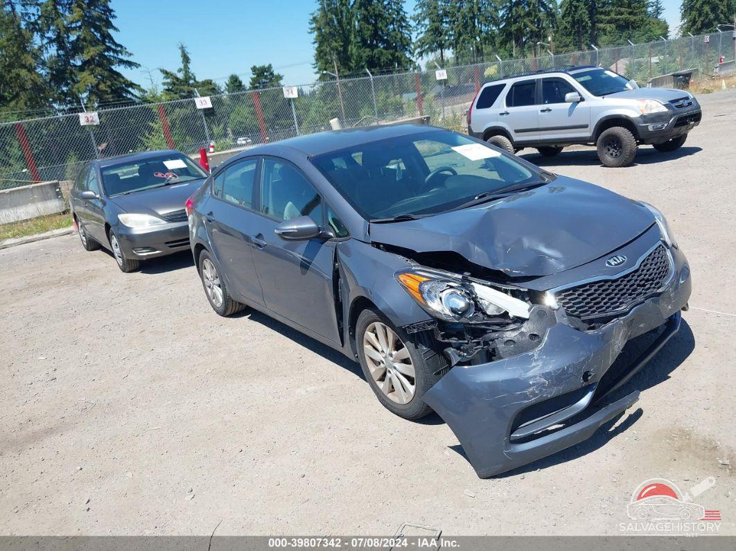 KNAFX4A69G5598339 2016 KIA FORTE photo no. 6