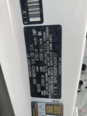 3KPF24AD4PE643417 2023 KIA FORTE photo no. 13