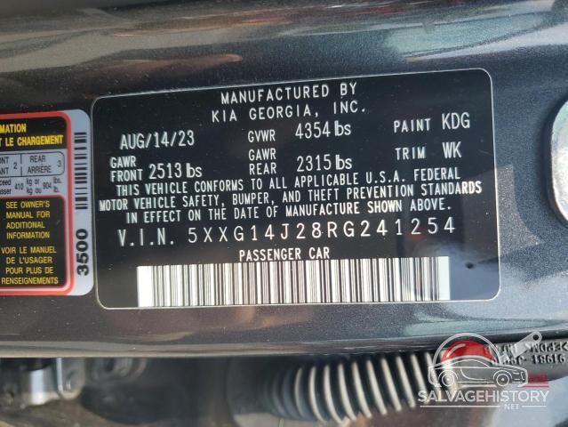 5XXG14J28RG241254 2024 KIA K5 photo no. 13