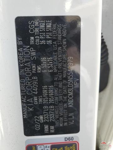 KNDCM3LD5N5542979 2022 KIA NIRO photo no. 14