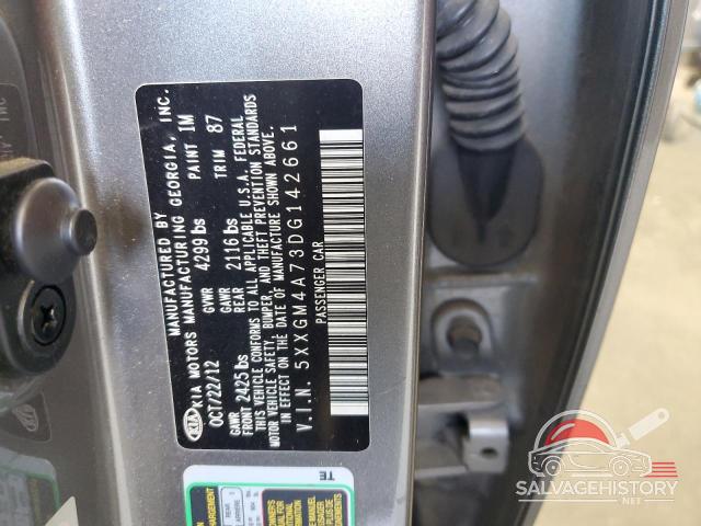 5XXGM4A73DG142661 2013 KIA OPTIMA photo no. 12