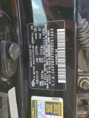 5XXGM4A75DG187066 2013 KIA OPTIMA photo no. 13