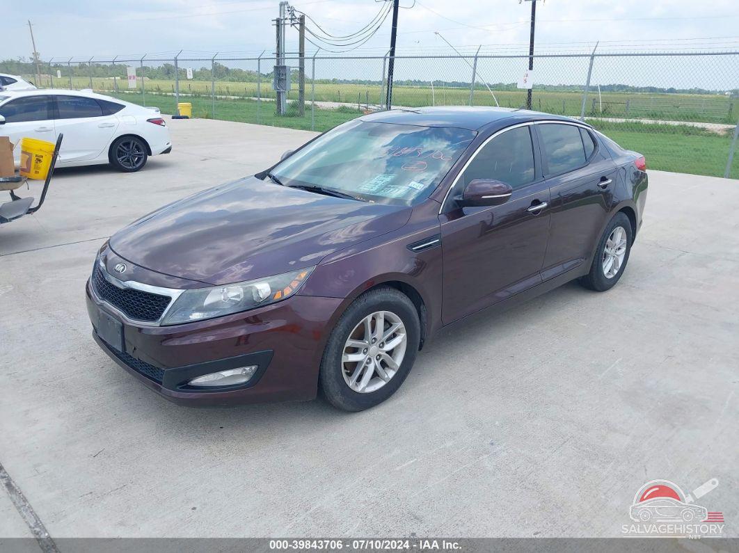 5XXGM4A78DG134345 2013 KIA OPTIMA photo no. 2
