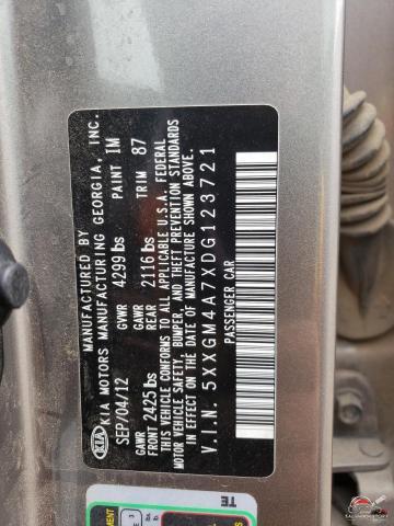 5XXGM4A7XDG123721 2013 KIA OPTIMA photo no. 13
