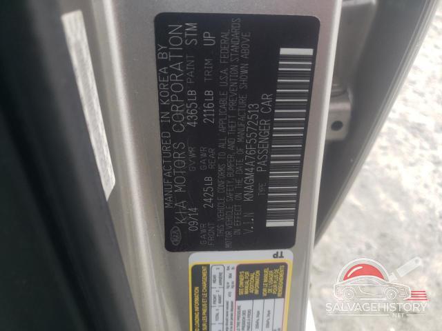 KNAGM4A76F5572513 2015 KIA OPTIMA photo no. 12
