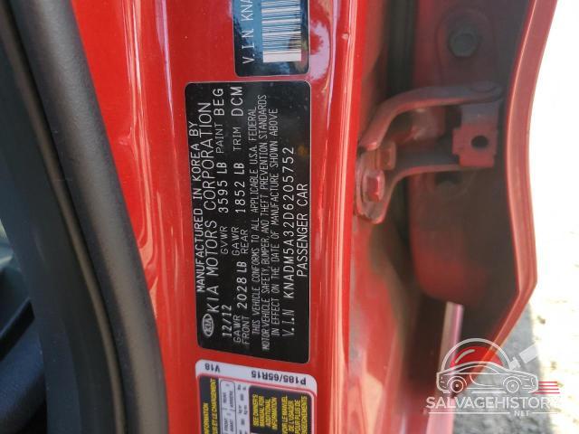 KNADM5A32D6205752 2013 KIA RIO photo no. 12