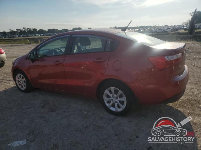 KNADM4A31E6413066 2014 KIA RIO photo no. 2