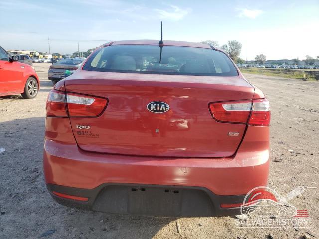 KNADM4A31E6413066 2014 KIA RIO photo no. 6