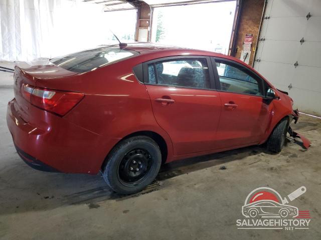 KNADM4A34E6372643 2014 KIA RIO photo no. 3