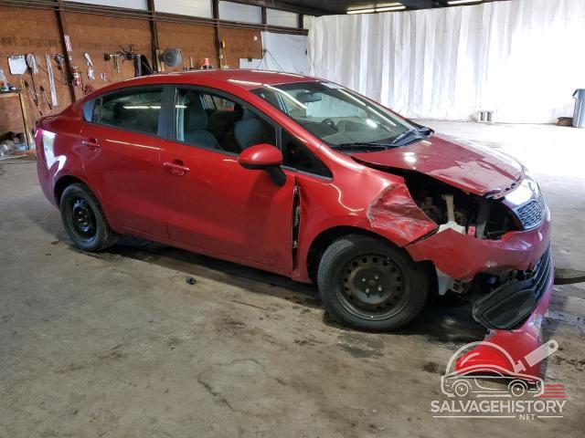 KNADM4A34E6372643 2014 KIA RIO photo no. 4