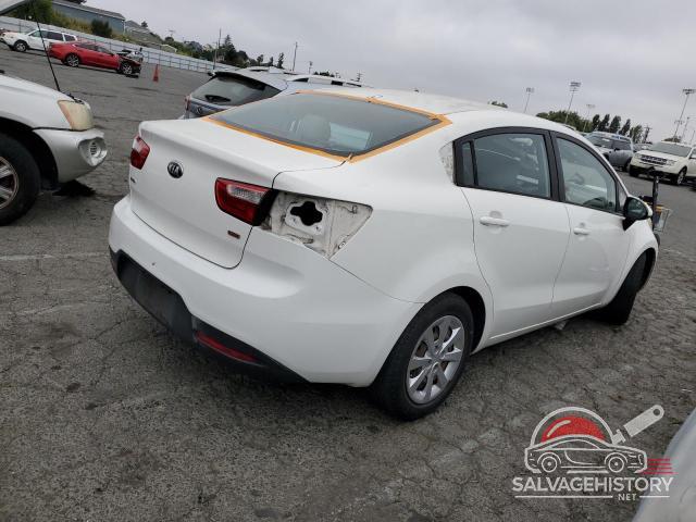 KNADM4A38E6341122 2014 KIA RIO photo no. 3