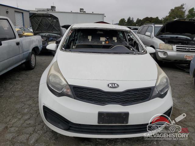 KNADM4A38E6341122 2014 KIA RIO photo no. 5