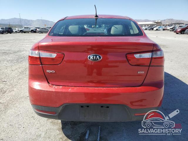 KNADM4A3XE6408108 2014 KIA RIO photo no. 6