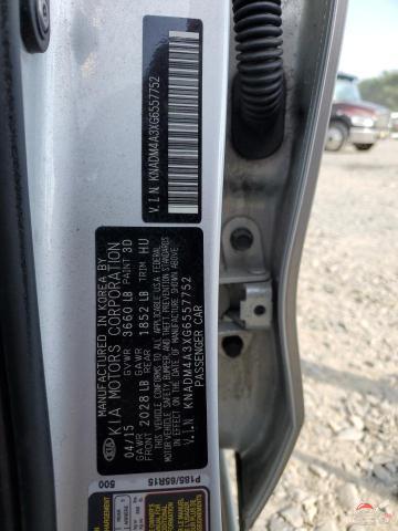 KNADM4A3XG6557752 2016 KIA RIO photo no. 12